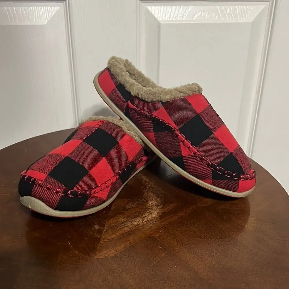 🔥🔥 “NWT” DEER STAGS Deerstags SLIPPEROOZ Lil Nordic Slippers Sz 4M - Brand NEW